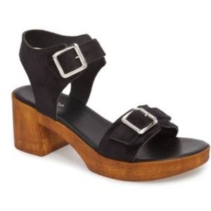 Topshop Buckle Platform Sandal Size 9.5 Like New